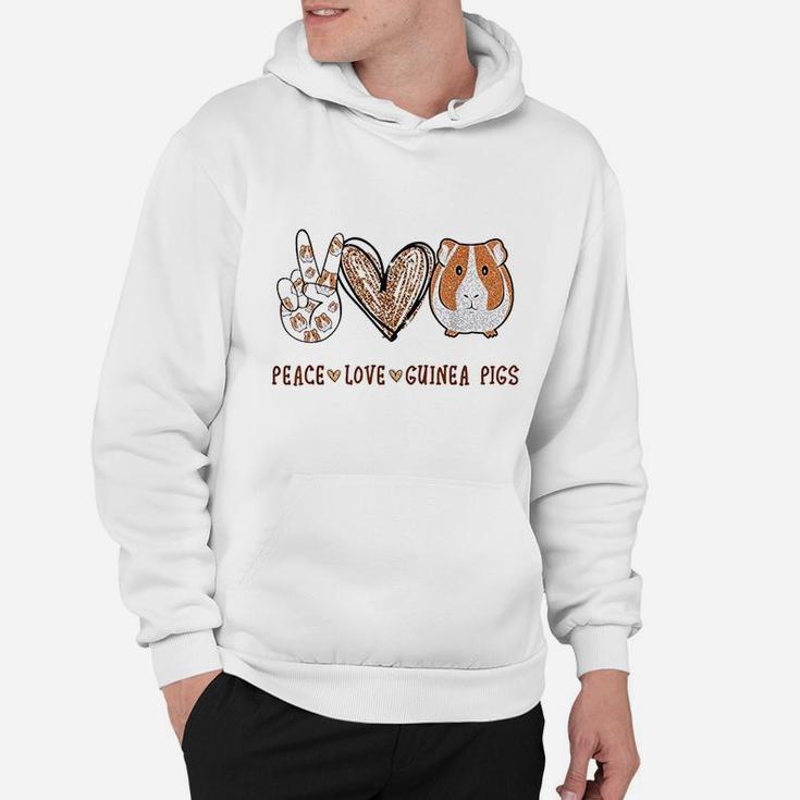 Peace Love Guinea Pigs Gift For Guinea Pigs Lover Hoodie
