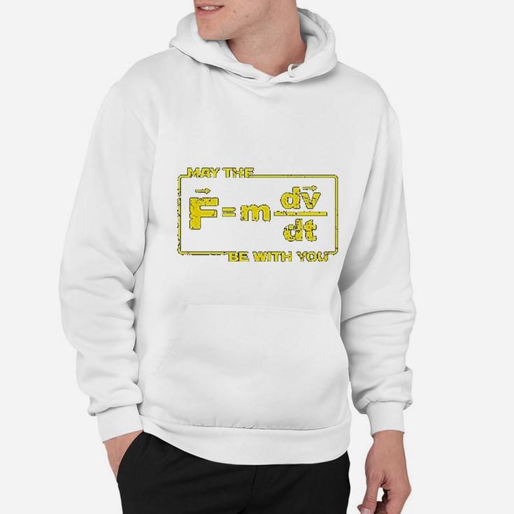 Science May The Force Star Equation Funny Space Physics Humor Wars Hoodie