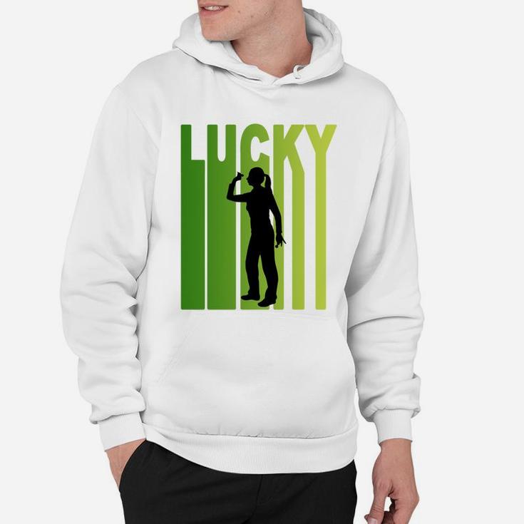 St Patricks Day Lucky Darts Funny Sport Lovers Gift Hoodie