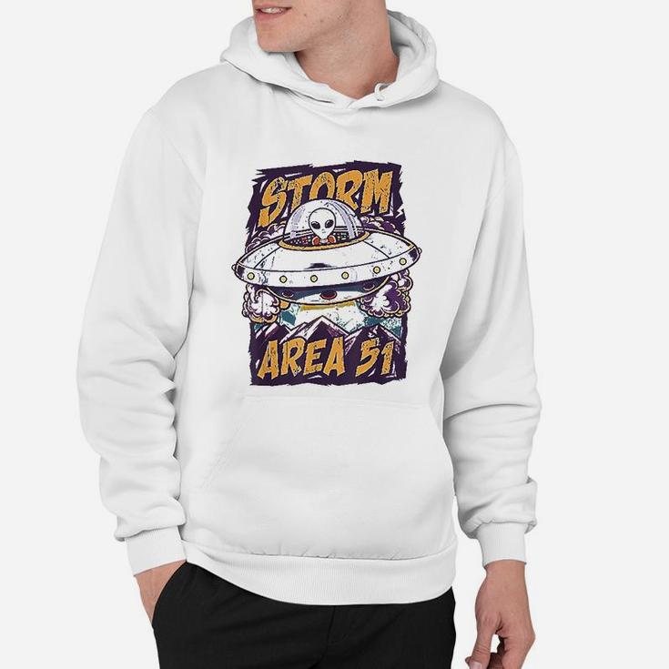 Storm Area 51 They Cant Stop Us All Ufo Roswell Alien Hoodie