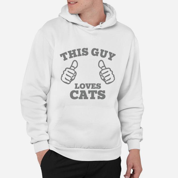This Guy Loves Cats T-shirts Hoodie
