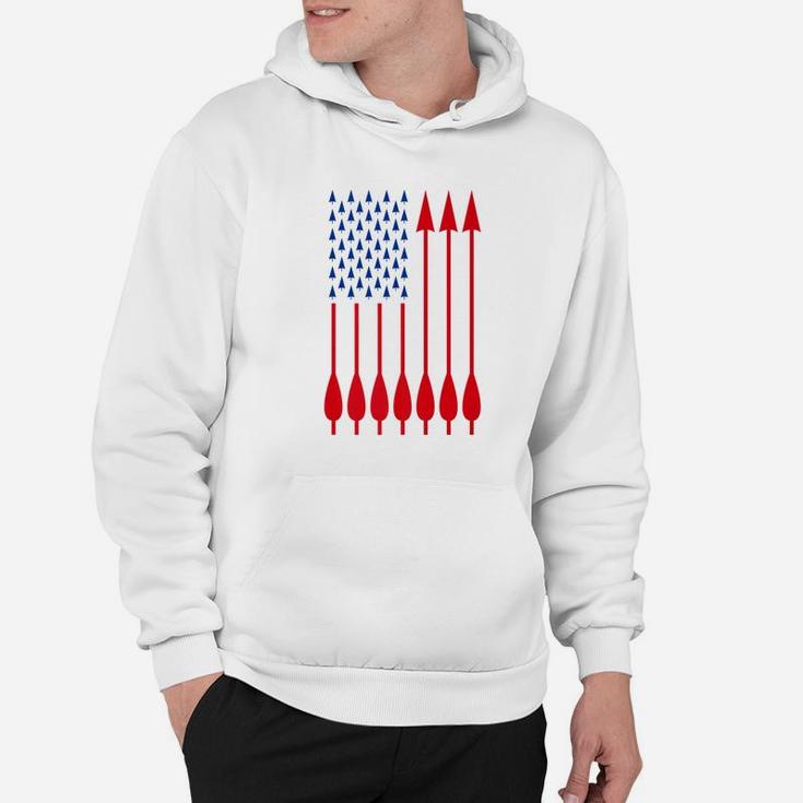 Us American Flag Archery Arrows Hunting Fathers Day Shirt Hoodie