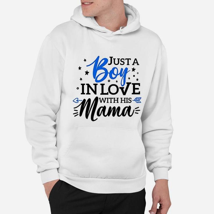 Ust A Boy In Love With His Mama Raglan Hoodie