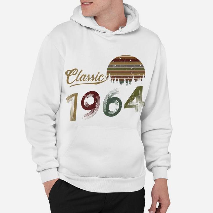 Vintage 58th Birthday Gif For Men Women Classic 1964  Hoodie