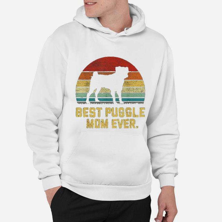Vintage Best Puggle Mom Ever Thoughtful Gifts For Mom Hoodie