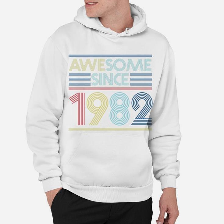Vintage Birthday Gifts Awesome Since 1982  Hoodie