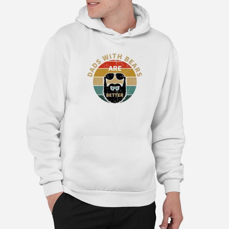 Vintage Dads With Beards Are Better Retro Fathers Day Gifts Premium Hoodie