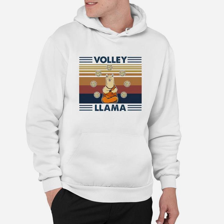 Volley Llama Vintage Hoodie