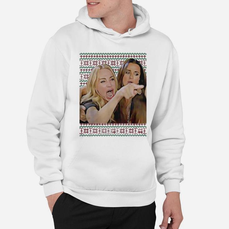 Woman Yelling At A Cat Ugly Christmas Sweater Meme Trending T-shirt Hoodie