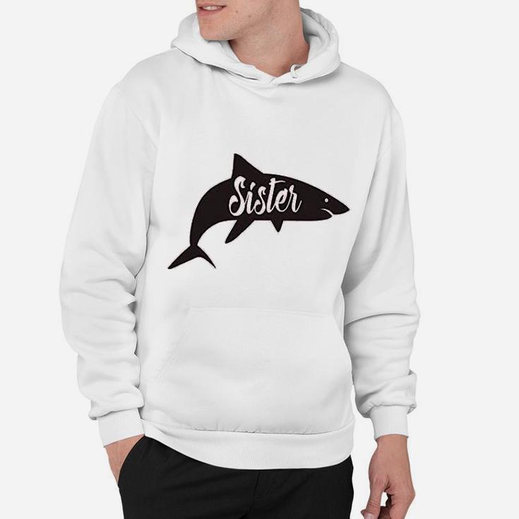 Youth Sister Shark Funny Beach Summer Vacation Family Hoodie