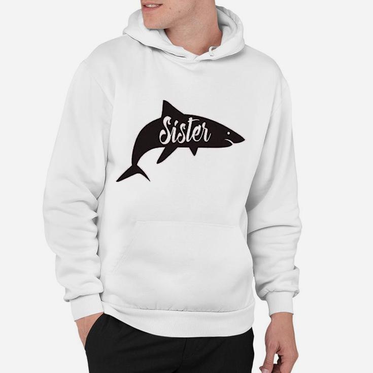 Youth Sister Shark Funny Beach Summer Vacation Family Hoodie