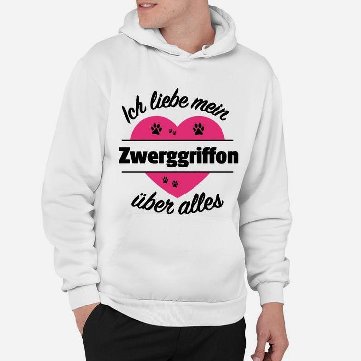 Zwerggriffon Liebhaber Hoodie Ich liebe meinen Zwerggriffon