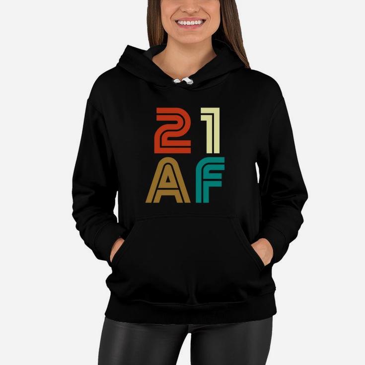 21 Af 1997 21st Gift Retro Classic Vintage Funny Women Hoodie