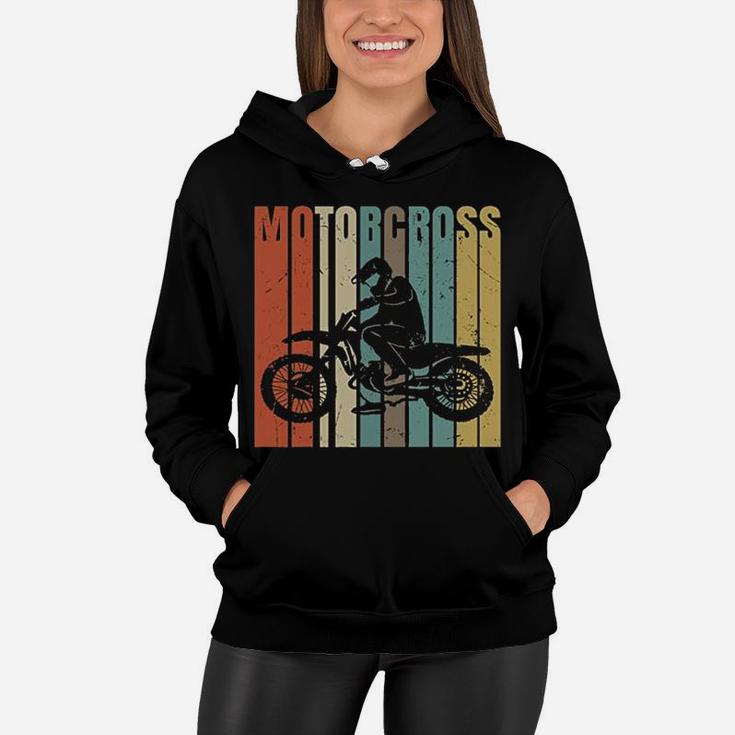 Bike Love Motocross Vintage Dirt Bike Retro Sportbike Women Hoodie