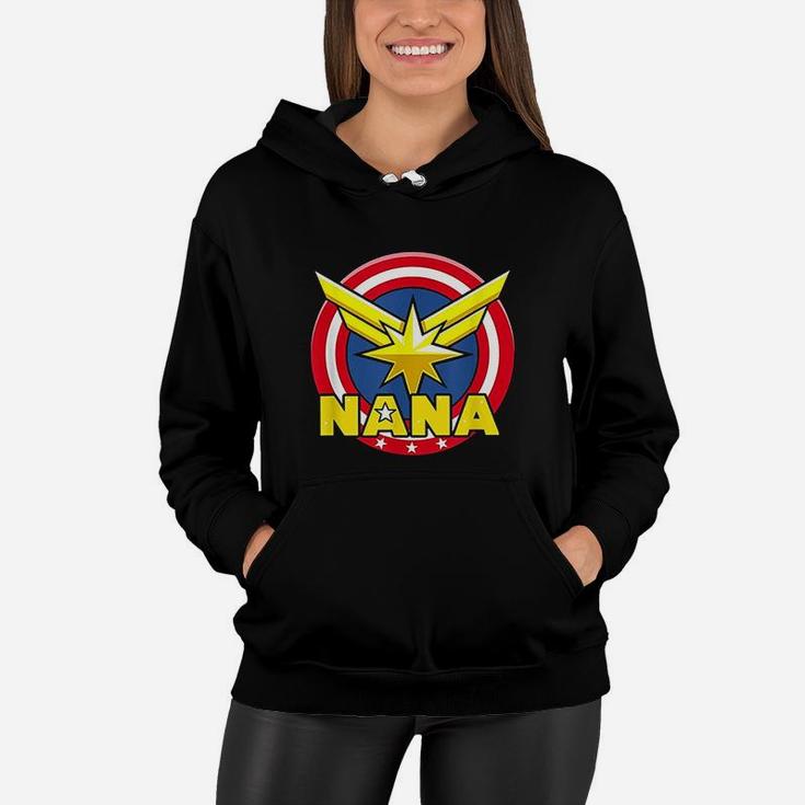 Cool Captain Nana For Your Superhero Grandma Or Mom Women Hoodie
