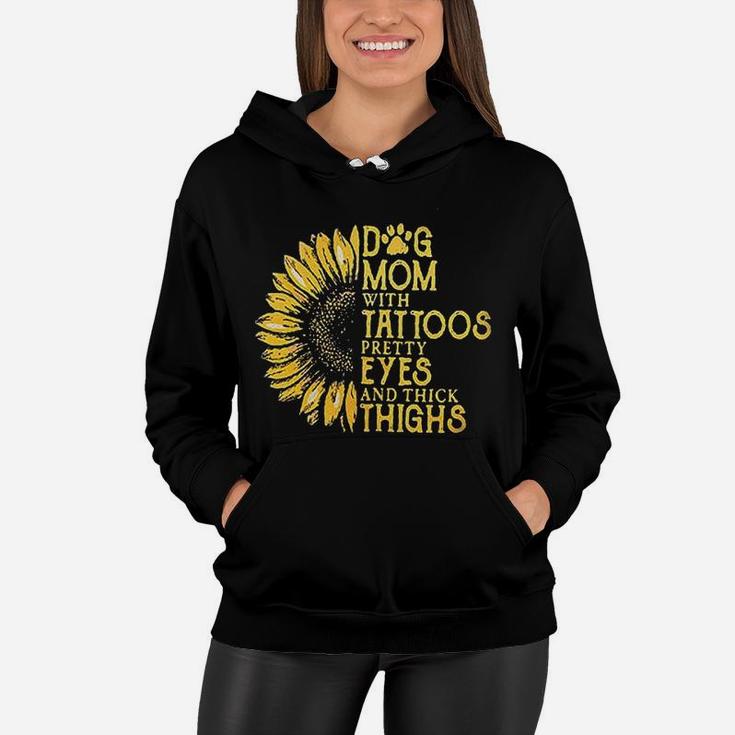 Dog Mom Sunflower Women Hoodie