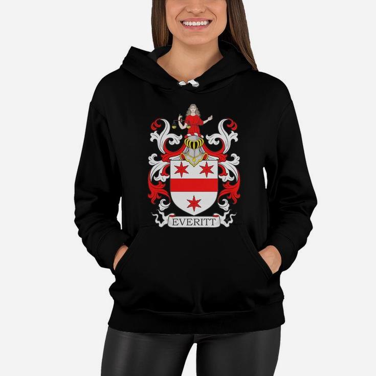 Everitt Coat Of Arms I British Family Crests Women Hoodie