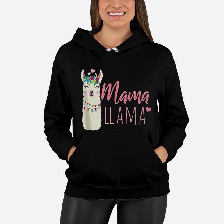 Funny Llamas Momma Meme Cute Women Hoodie