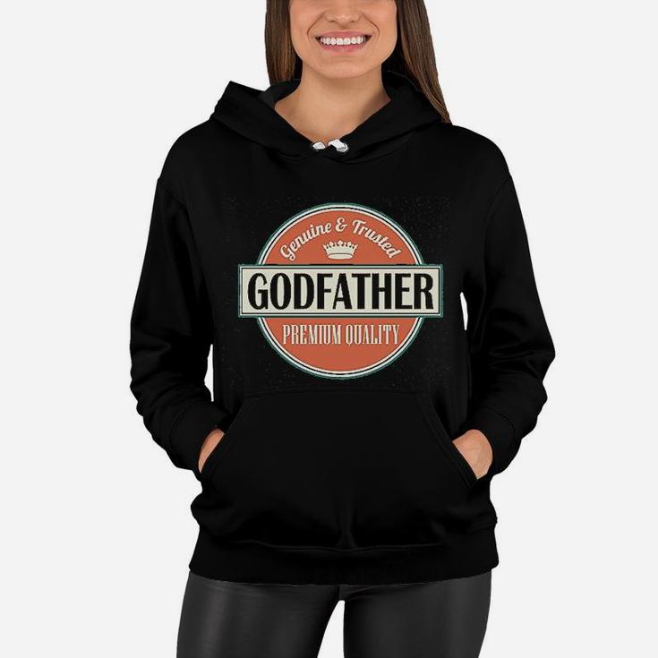 Godfather Fathers Day Vintage Gift Women Hoodie