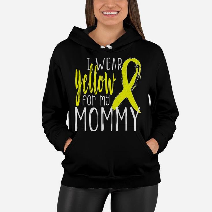 Kids I Wear Yellow Ribbon For My Mommy Kids Youth Women Hoodie