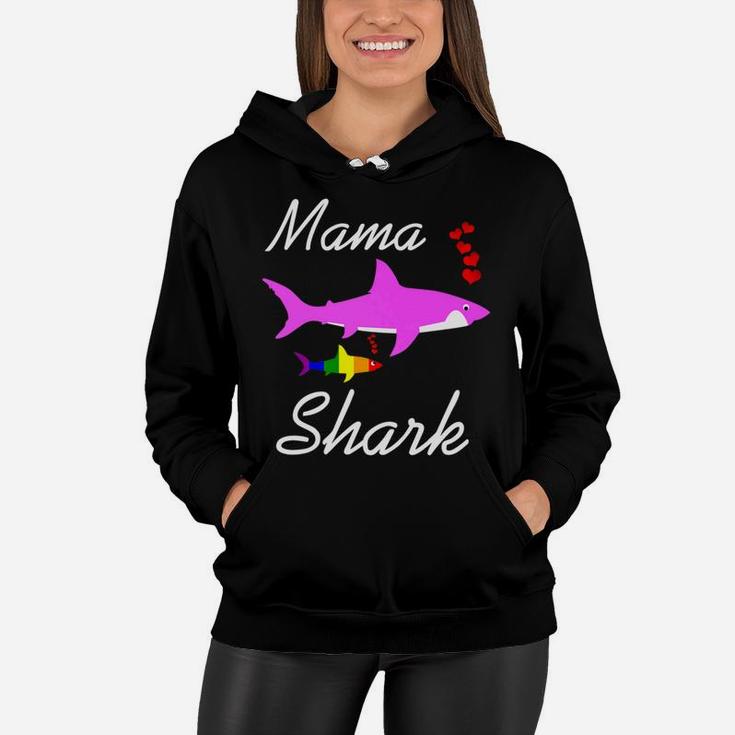 Mama Shark Protect Your Lgbt Son Or Daughter Women Hoodie
