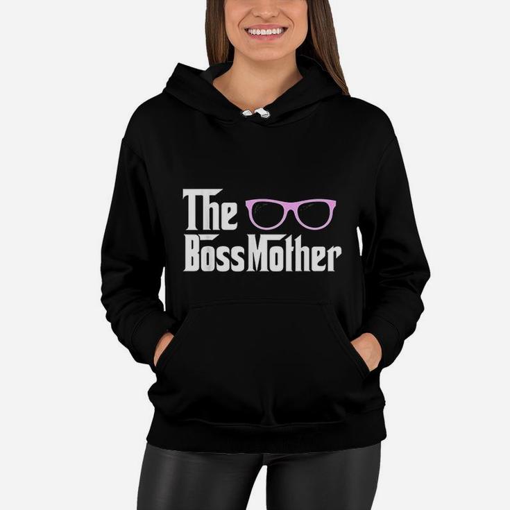 Mini Boss Father Mother Son Daughter Baby Matching Women Hoodie