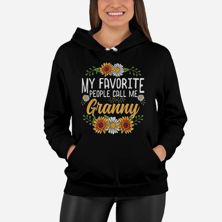 My Favorite People Call Me Granny Mothers Day Gifts Women Hoodie