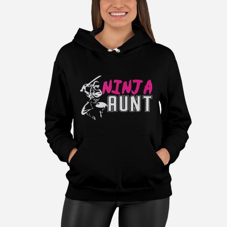 Ninja Aunt Matching Family Ninja Birthday Gift For Auntie Women Hoodie