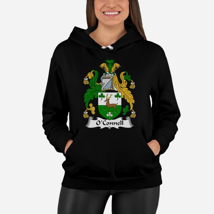 O'connell Coat Of Arms Irish Family Crests Women Hoodie
