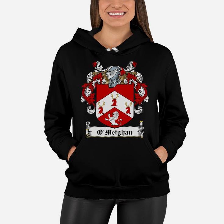 O'meighan Coat Of Arms Irish Family Crests Women Hoodie