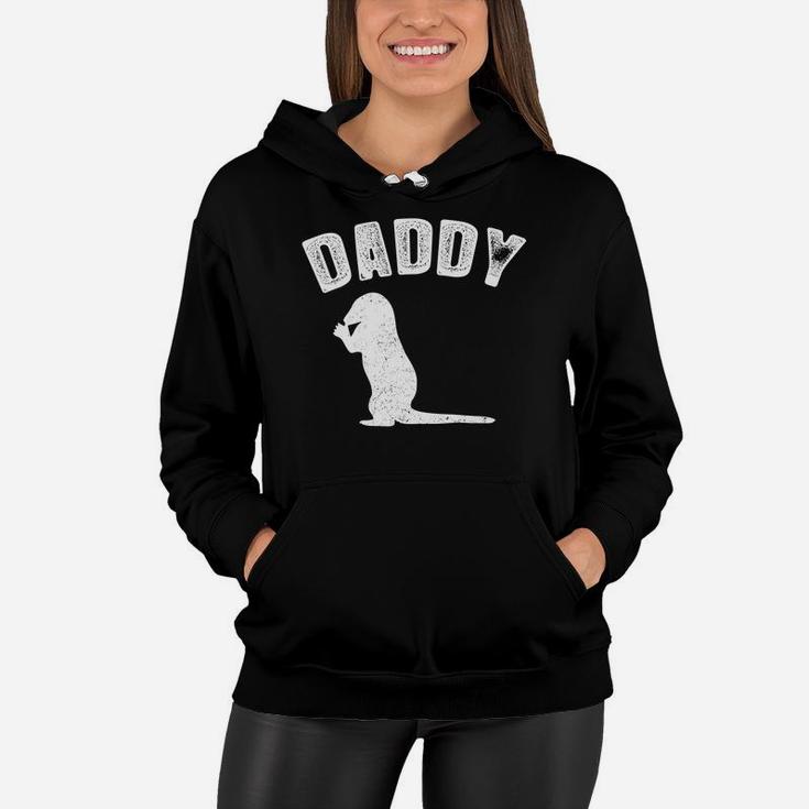 Otter Daddy Matching Family Vintage Women Hoodie