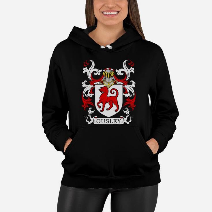 Ousley Family Crest British Family Crests Ii Women Hoodie