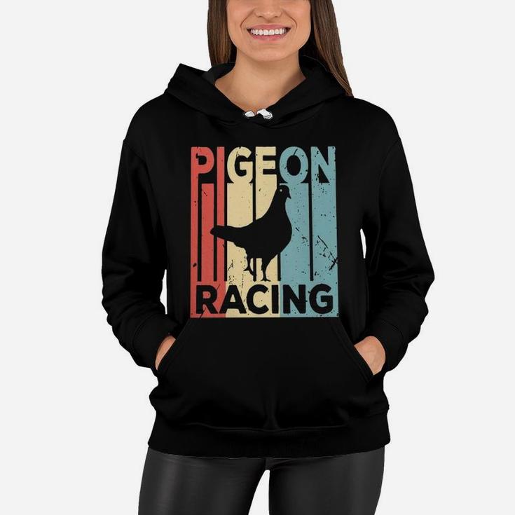 Pigeon Racing Vintage Women Hoodie