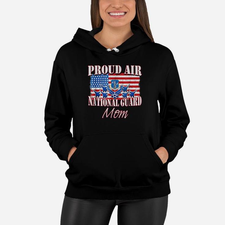 Proud Air National Guard Mom Usa Air Force Mothers Day Women Hoodie