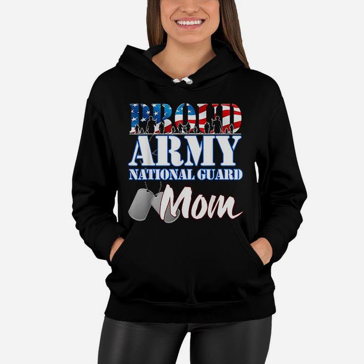 Proud Army National Guard Mom Mothers Day Women Hoodie