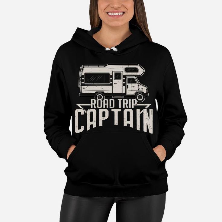 Road Trip Captain Camping Truck Go Camping Outside Women Hoodie