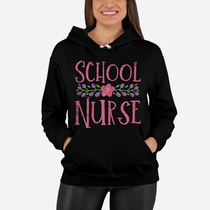 School Nurse Nursing Student Vintage Women Hoodie