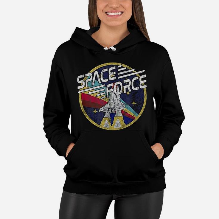 Space Force Vintage Women Hoodie