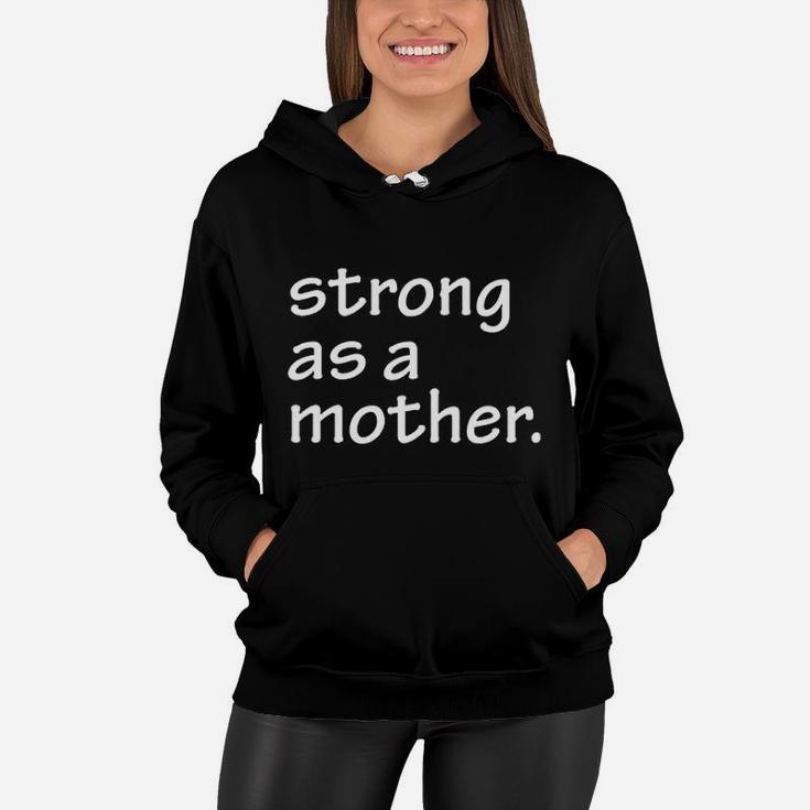 Strong As A Mother Rocker Women Hoodie