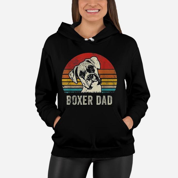 Vintage Boxer Dad Women Hoodie