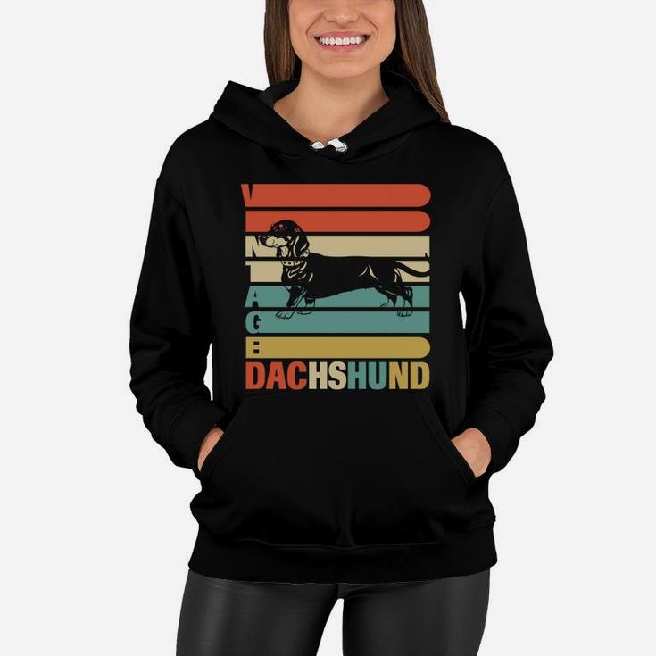 Vintage Dachshund Dog Shirts For Who Love Dachshund Women Hoodie