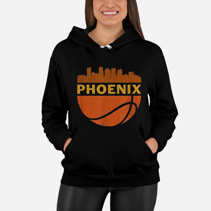 Vintage Phoenix Retro Basketball Women Hoodie
