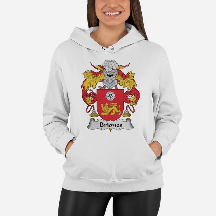 Briones Family Crest Spanish Family Crests Women Hoodie
