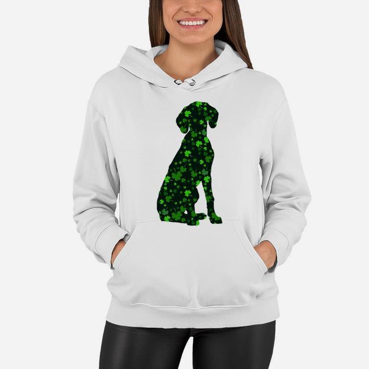 Cute Shamrock German Shorthair Pointer Mom Dad Gift St Patricks Day Awesome Dog Lovers Gift Women Hoodie