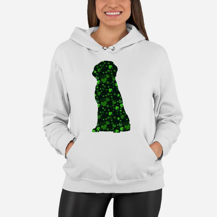 Cute Shamrock Golden Retriever Mom Dad Gift St Patricks Day Awesome Dog Lovers Gift Women Hoodie