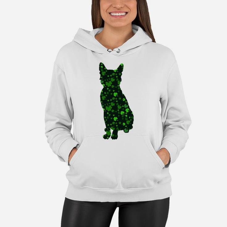 Cute Shamrock Lykoi Mom Dad Gift St Patricks Day Awesome Cat Lovers Gift Women Hoodie