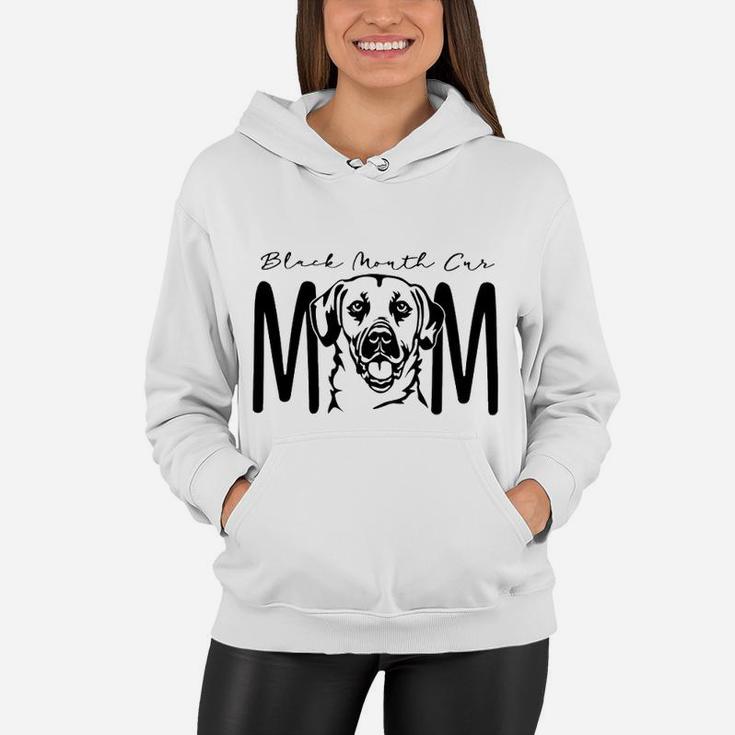 Dog Mom Black Mouth Cur Women Hoodie