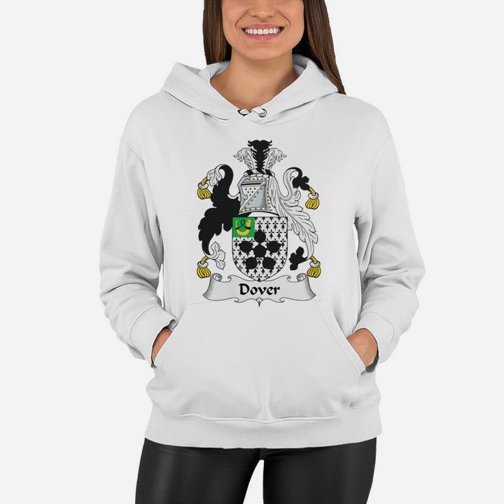 Dover Family Crest / Coat Of Arms British Family Crests Women Hoodie