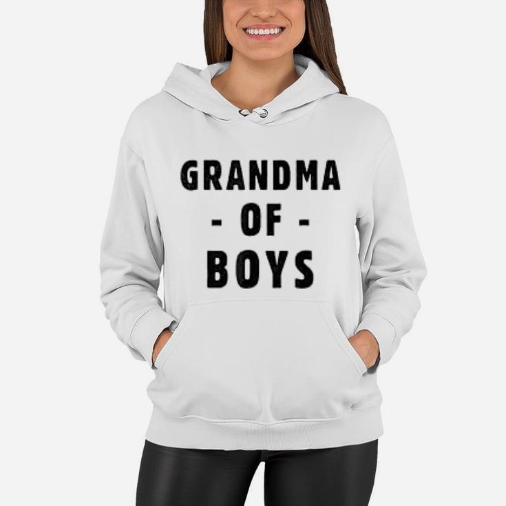 Grandma Of Boys Sweet Grandmother Women Hoodie