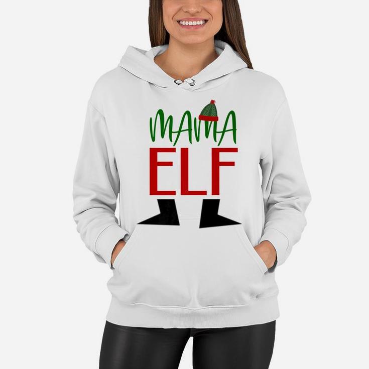 Mama Elf Chirstmas Women Hoodie